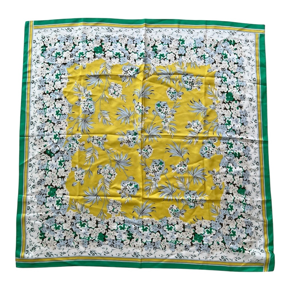 Ann Taylor Green and Yellow Scarf